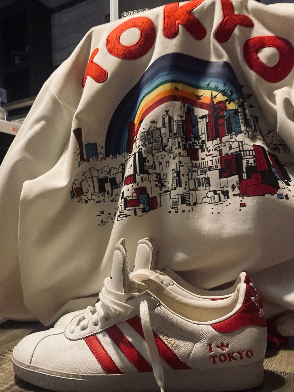Adidas Originals 2006 Tokyo Track Jacket 2XL/Gazelle Shoes 10.5 Bundle VINTAGE